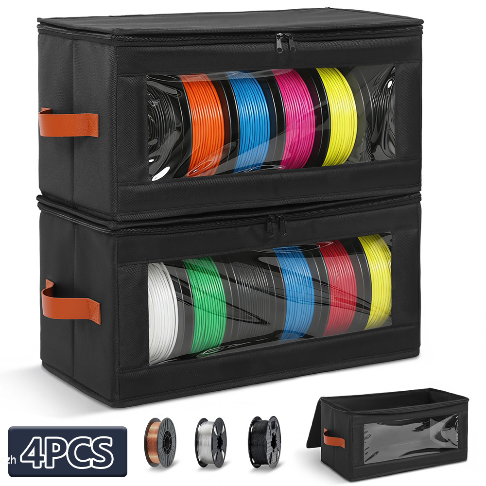 4Pcs Filament Storage Box Larg - Commercial Fabric Printing Machine ulasan dan harga