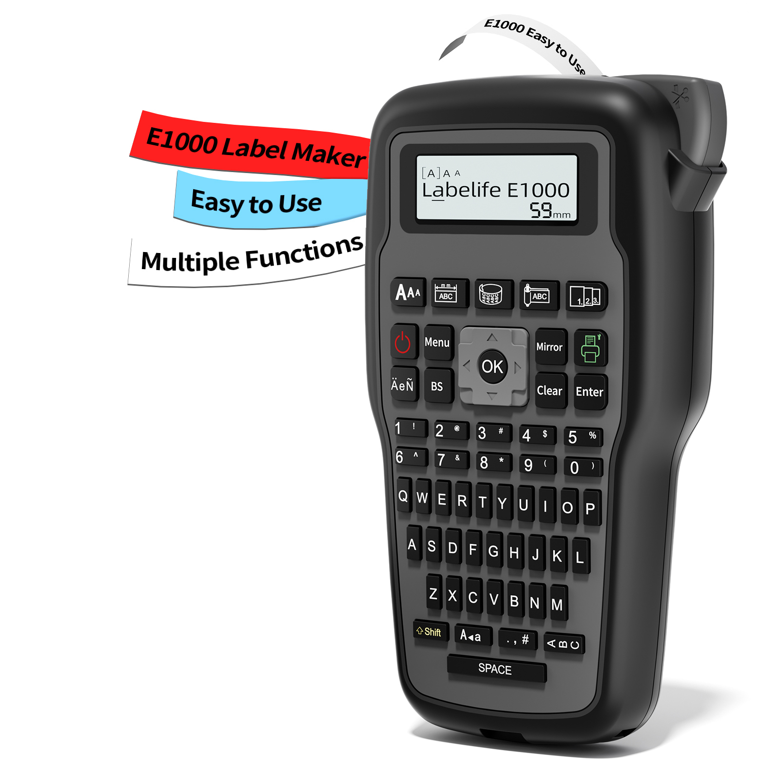 E1000 Pro Industrial Label Mak - Label Maker ulasan dan harga