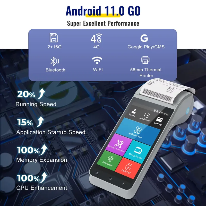 Z91 5.5inch Touch Screen Andro - Receipt Printer ulasan dan harga