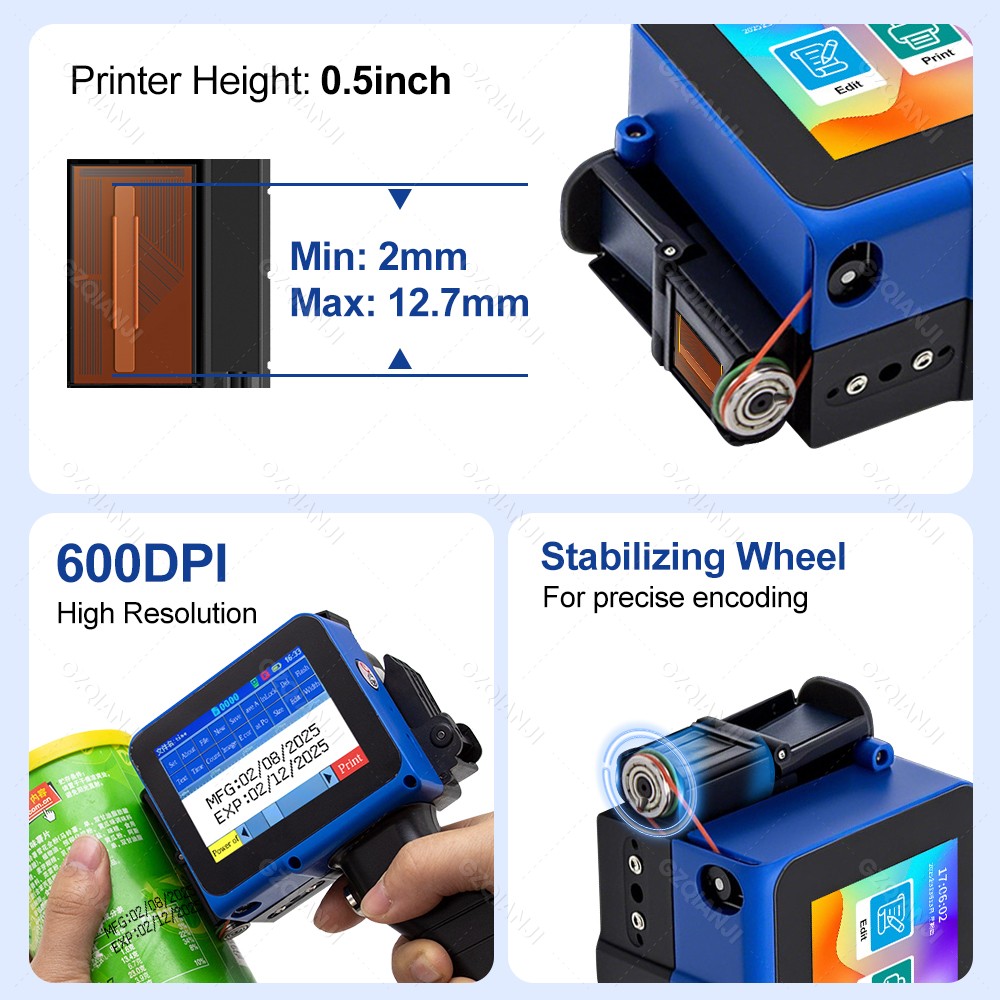 12.7mm Label Inkjet Printer Ha - Label Maker ulasan dan harga