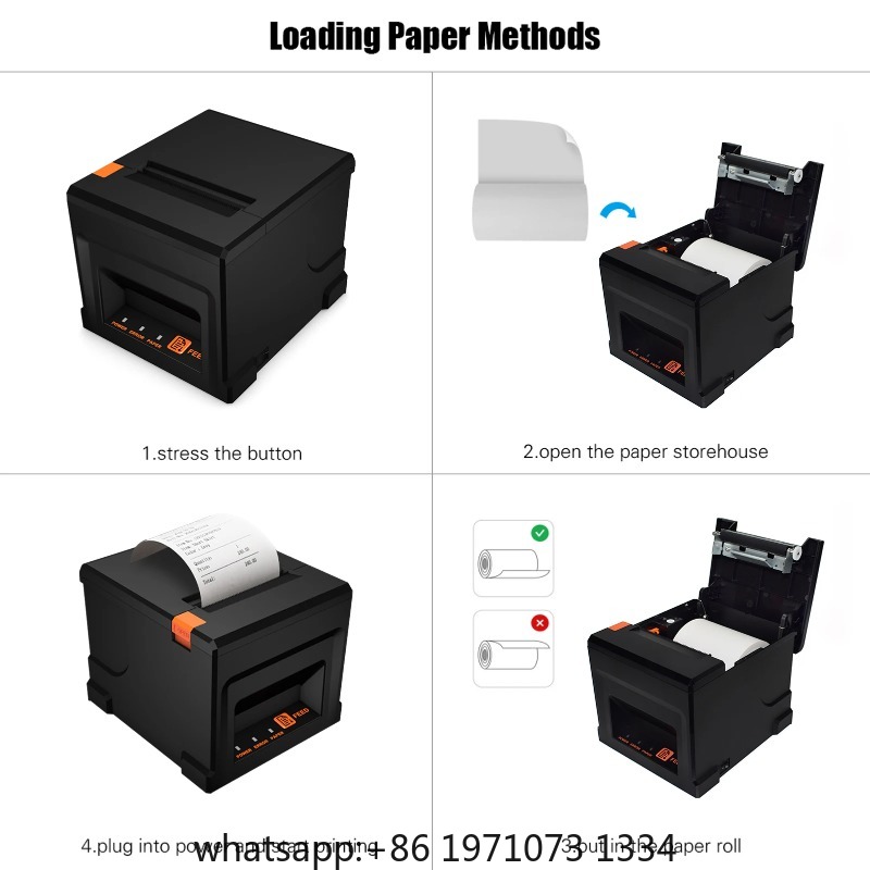 【POS-8360】80mm USB+LAN Receipt - Receipt Printer ulasan dan harga
