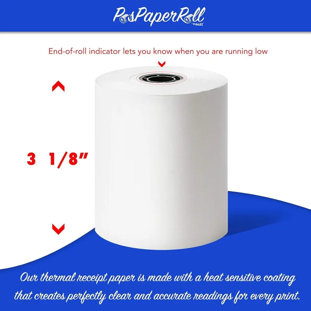 3 1/8 x 230mm Thermal Paper Ro - Thermal Printer ulasan dan harga